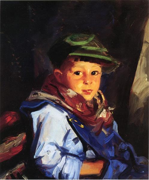 Child with green cap (also known as boy) - 1922