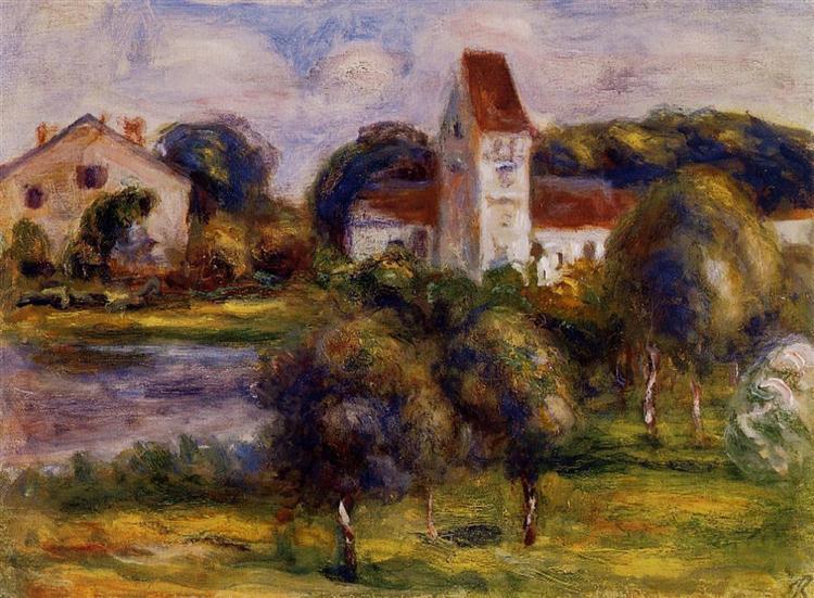 Breton Landschaftskirche und Garten