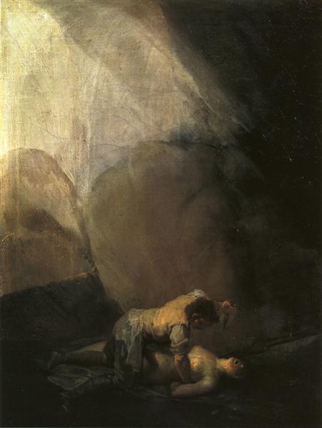 Bandolero dræber en kvinde - 1800