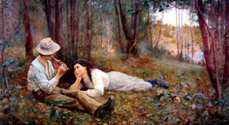Bush Idilio (le flûtiste) - 1893
