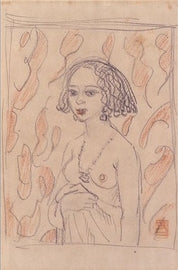 Buste d'une femme nue