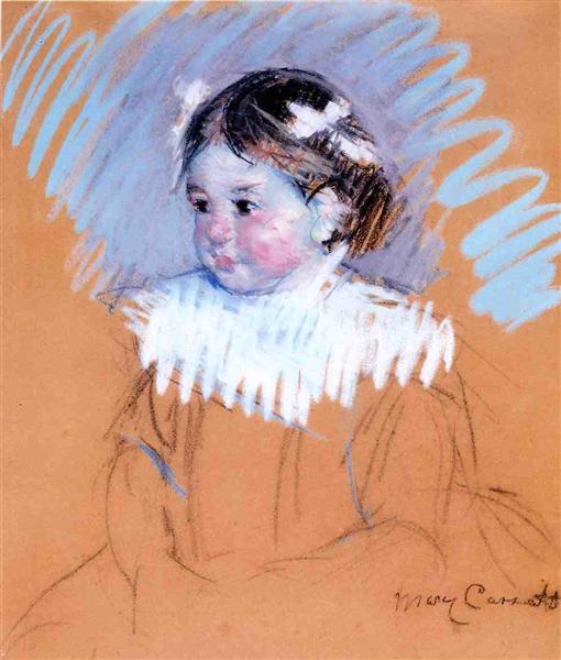 Buste Ellen avec les cheveux dans les cheveux - 1898