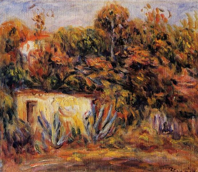 Cabina con piante di aloe - 1913