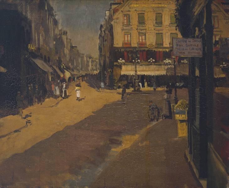 Café de Las Cortes - Dieppe - 1890
