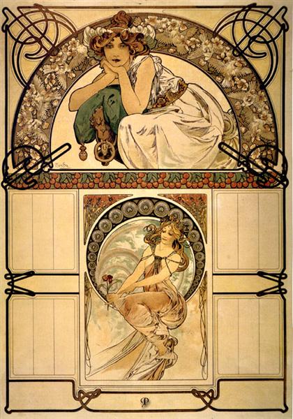 Cerzos i blommakalender - 1898