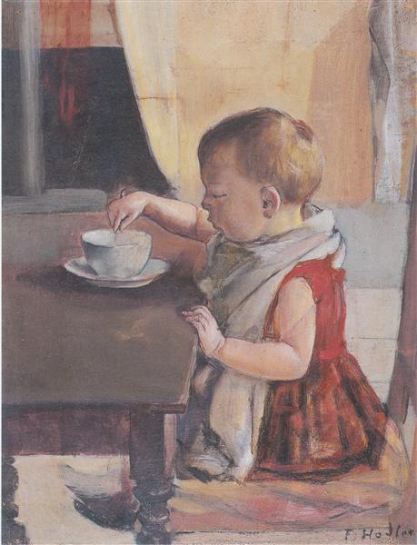 Copil lângă masă - 1889