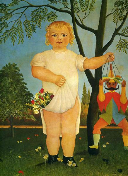 Enfant avec marionnette - 1903