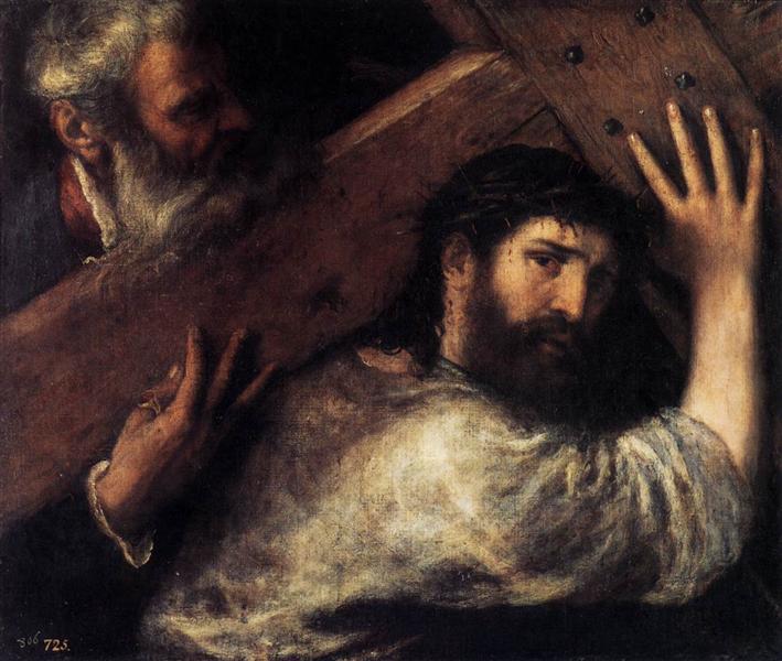 Cristo Cargando La Cruz - 1575