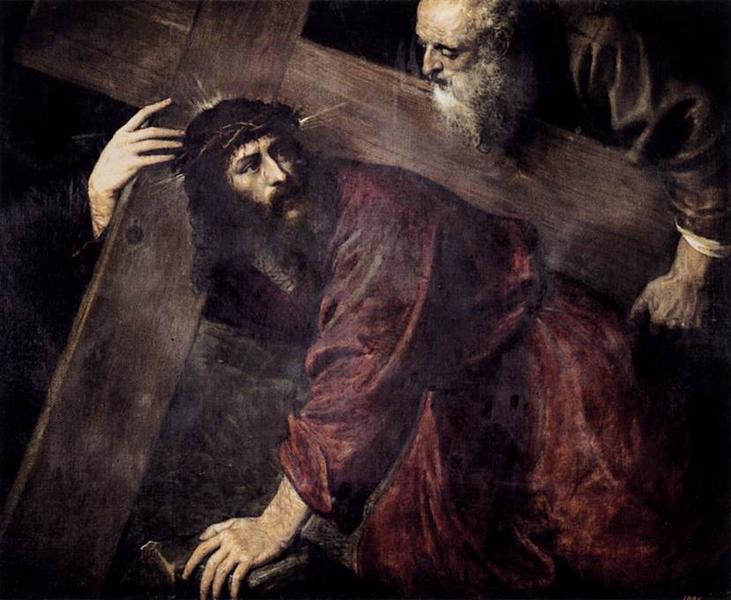 Cristo Cargando La Cruz - 1565