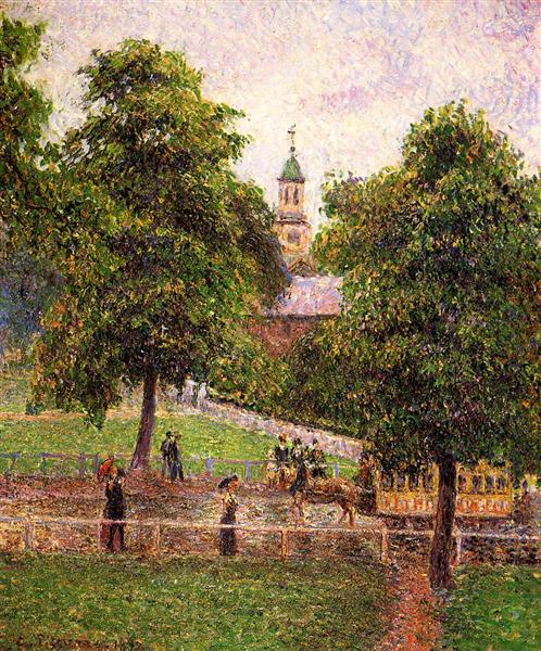 Kostel v Kew - 1892