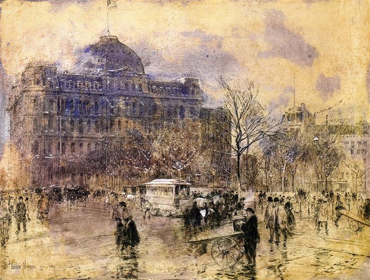 Paesaggio urbano - 1888