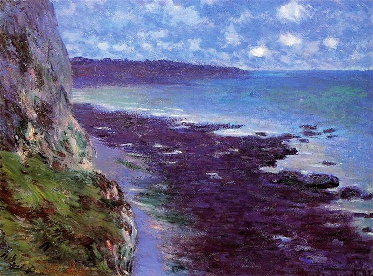 Cliff poblíž Dieppe - 1882