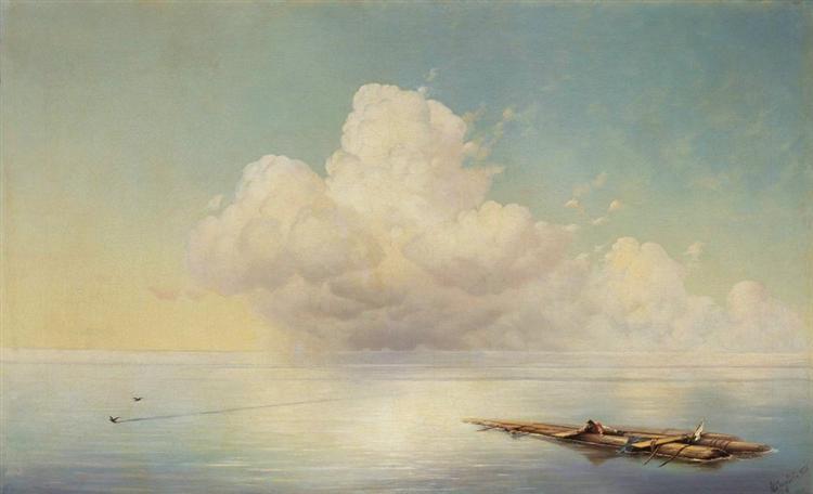 Nuvem sobre o mar calmo - 1877