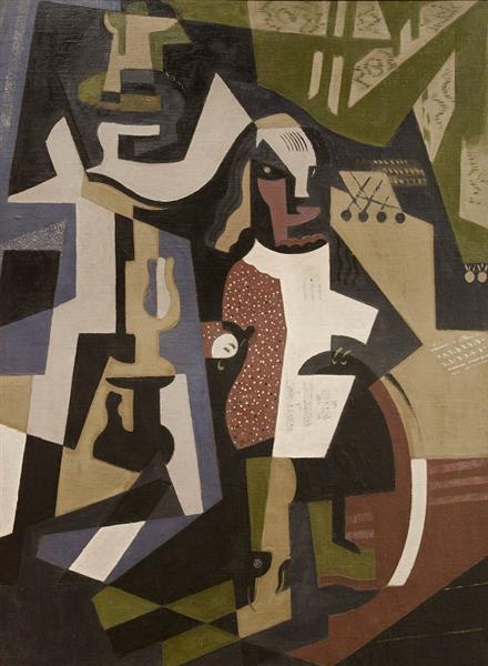 Composition with characters - 1917