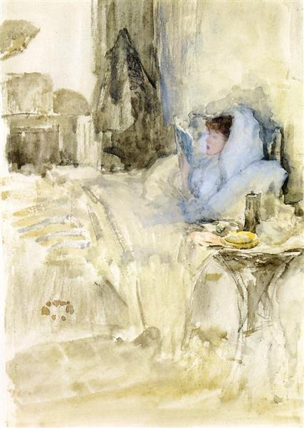 Convalescent (également connu sous le nom de petit congé; Opal Note) - 1884