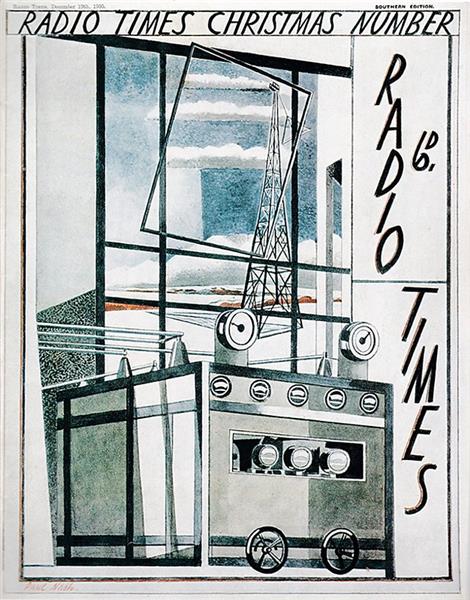 Omslag av juletallet radiotider 1930-1930