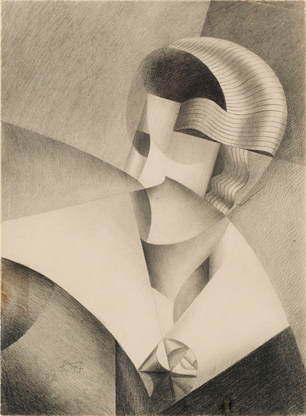 Cubiste Head - 1917