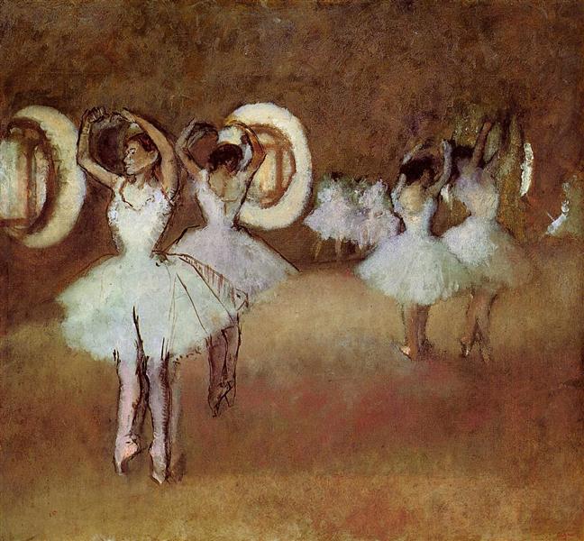 Test de danse dans l'étude de l'opéra - 1895