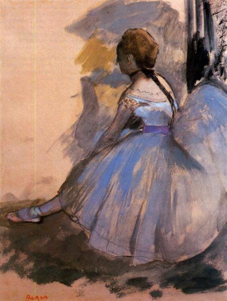 Ballerina sentada (estudo) - 1872