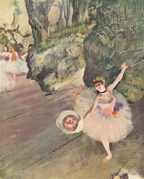 Ballerine avec bouquet de fleurs (The Ballet Star) - 1878