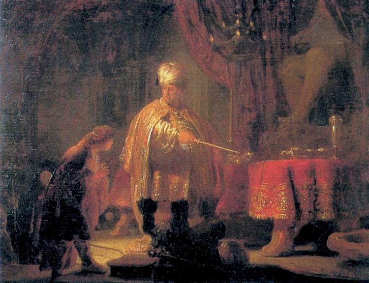 Daniel Y El Rey Ciro Frente Al Ídolo De Bel - 1633