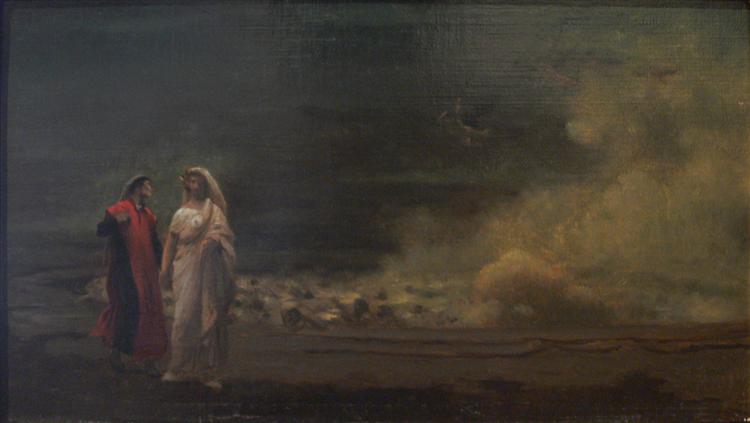 Dante et Virgile en enfer