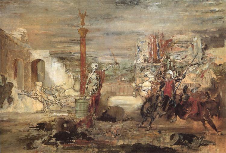 Death offre corone al vincitore del torneo - 1860