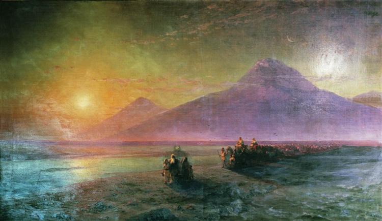 Dejeção de Noé da montanha Ararat - 1870