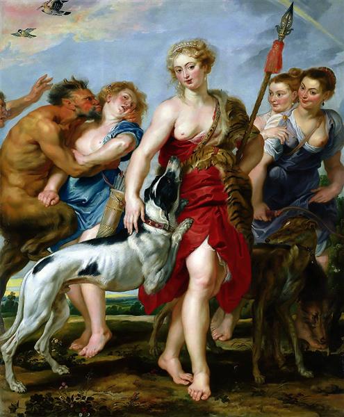 Diana ve perileri avlanmaya başlıyor