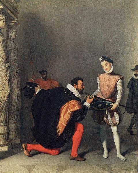 Don Pedro De Toledo Besando La Espada De Enrique Iv