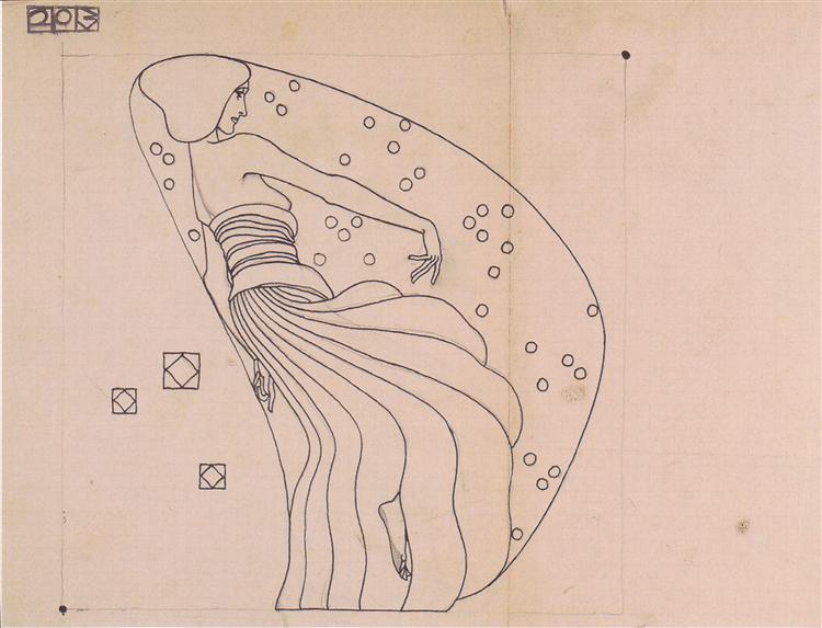 Schizzi per rilievo metallico - 1904