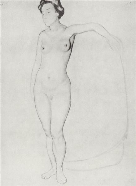 Tegning for drømmen om bildet - 1910