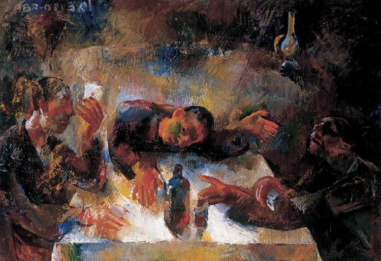 İçiciler (şarap içenler) - 1925