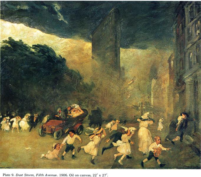 Staubsturm - Fifth Avenue - 1906