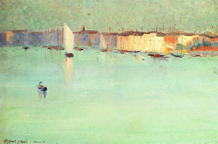 Tidligt om morgenen - Venedig - 1891