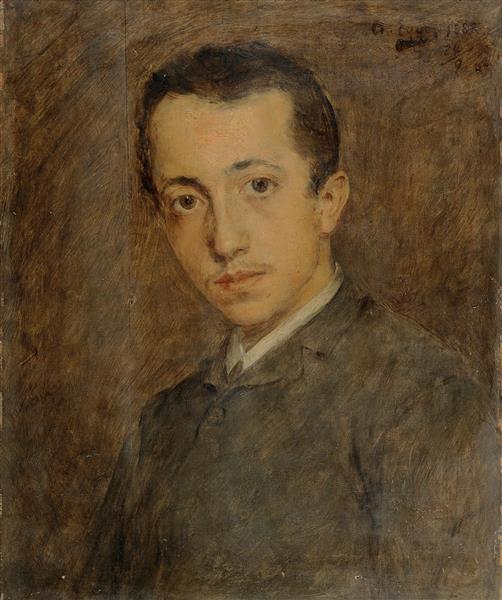 Sanatçının Kardeşi - Eduard Egger - 1888