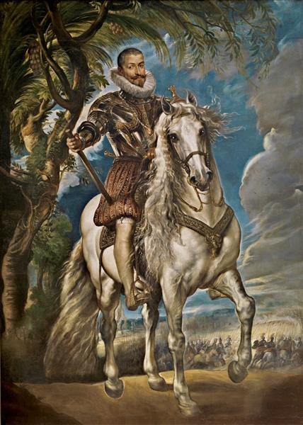 Equestrian portrait of the Duke of Lerma - 1603