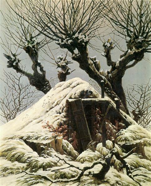 Cabine dans la neige - 1827