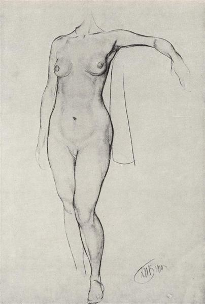 Kvinnlig modell - 1910