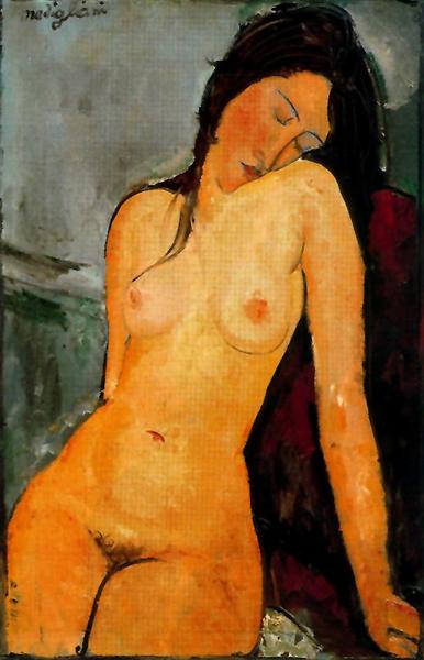 Nude féminine - 1916