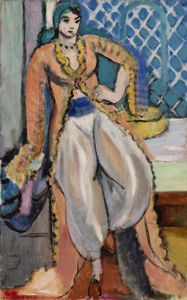 Figure avec une tunique perse 1930