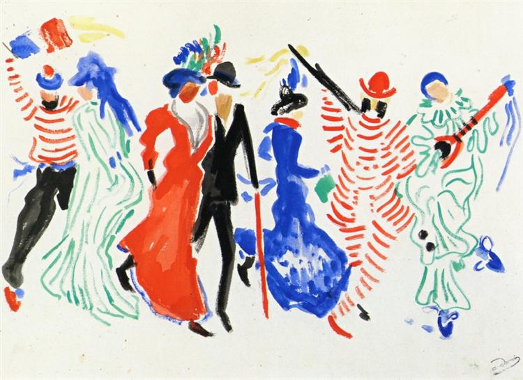 Figuras De Un Carnaval - 1906