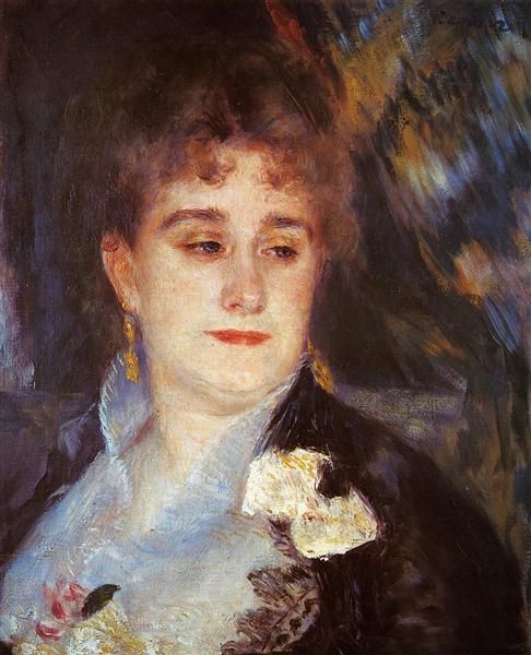 Premier portrait de Madame Georges Charpeitier - 1877