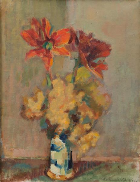 Flowers in a vase - 1920