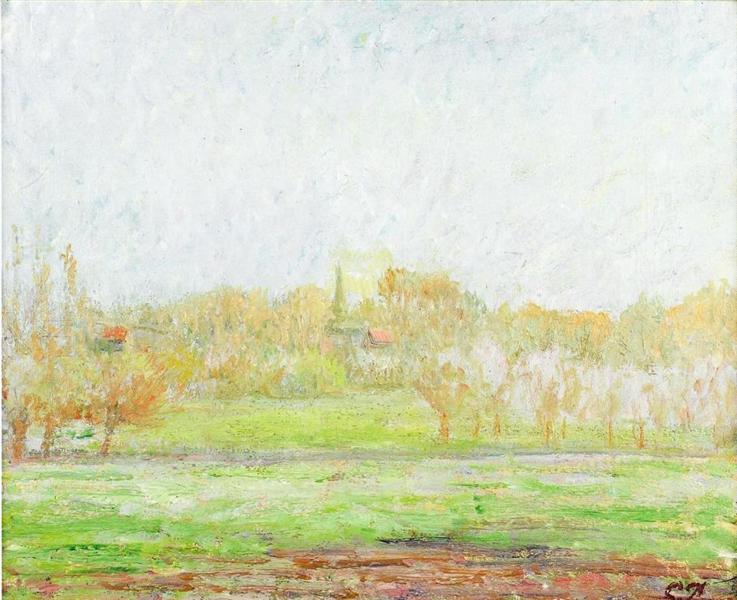 Ceață în Eragny - 1895