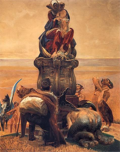 Sledujte potok (centrální část) - 1910
