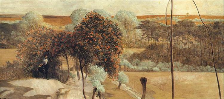 Sledujte potok (levé křídlo) - 1910
