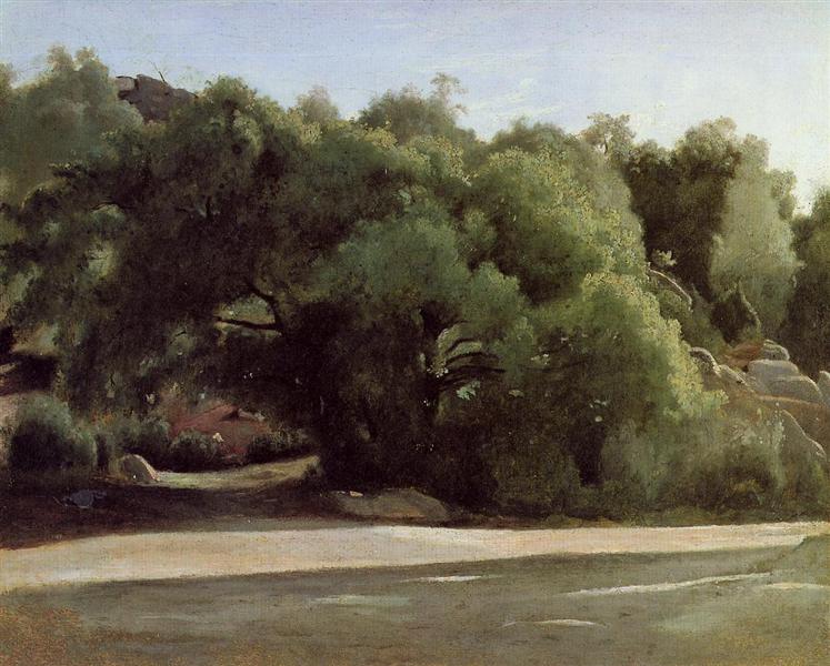 Homer ja paimenet maisemassa - 1845