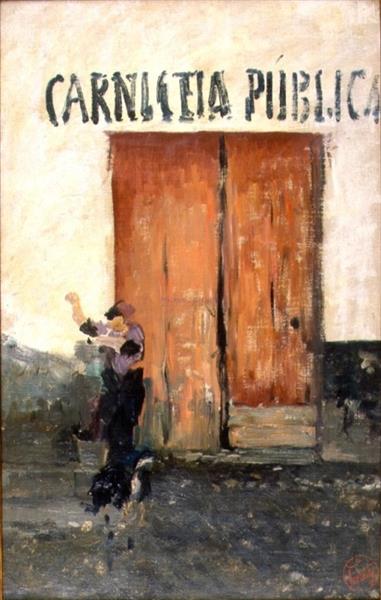 Öffentlicher Metzgergeschäft - 1874