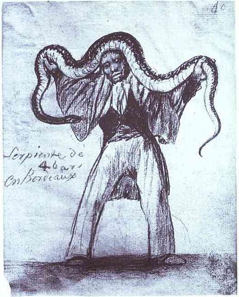 Cztery jardy wąż w Bordeaux - 1828